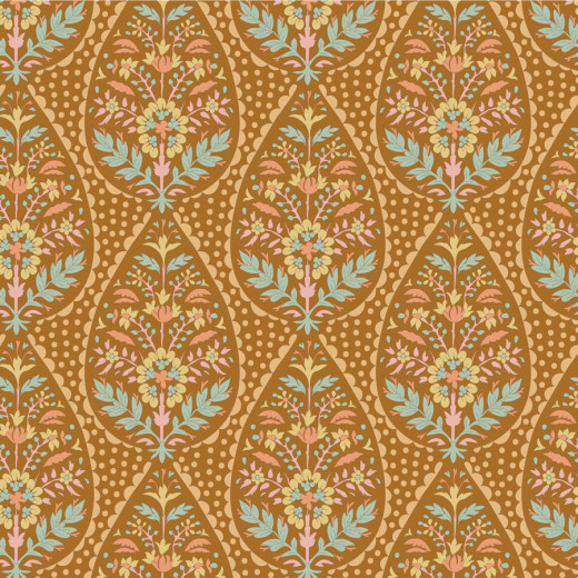 Tilda Baumwollstoff - Sanctuary - Adina Ochre (Fat Quarter)