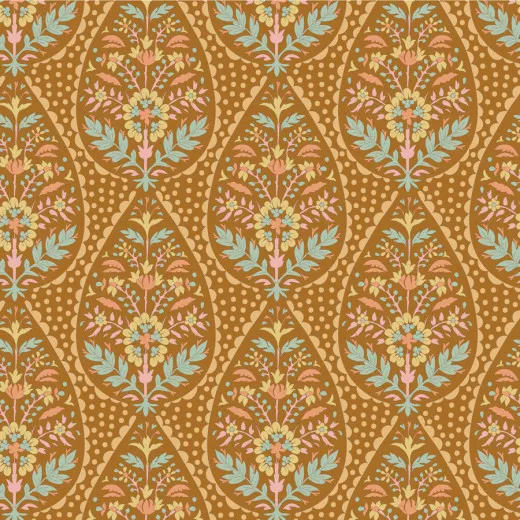 Tilda Baumwollstoff - Sanctuary - Adina Ochre (Fat Quarter)