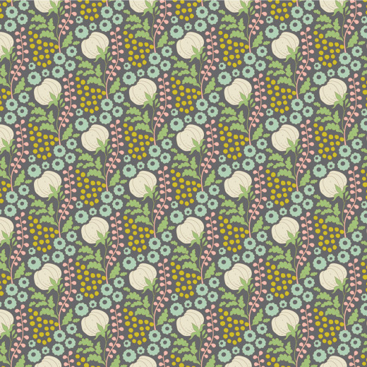 Tilda Baumwollstoff - Sanctuary - Cottonfield Greygreen (Fat Quarter)
