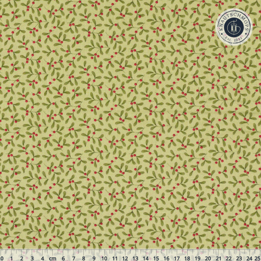 Tilda Baumwollstoff - Merry Little Christmas - Mistletoe Pistachio