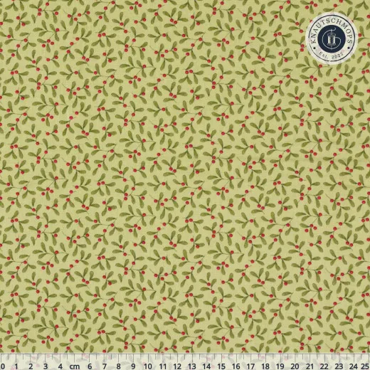 Tilda Baumwollstoff - Merry Little Christmas - Mistletoe Pistachio Tilda Baumwollstoff - Merry Little Christmas - Mistletoe Pistachio
