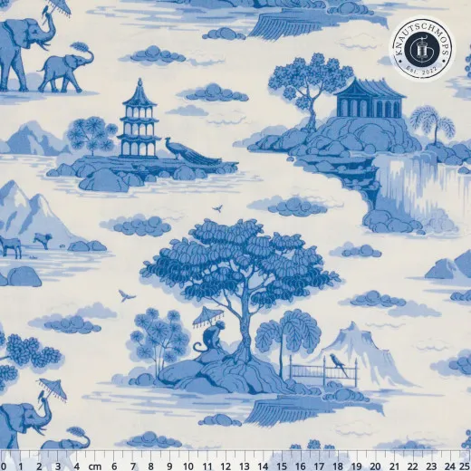 Tilda Baumwollstoff - Something Blue - Cottonview Cream Tilda Baumwollstoff - Something Blue - Cottonview Cream