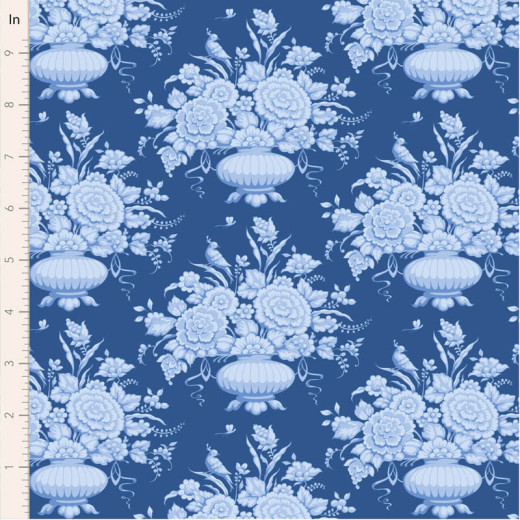 Tilda Baumwollstoff - Something Blue - Afina Denim