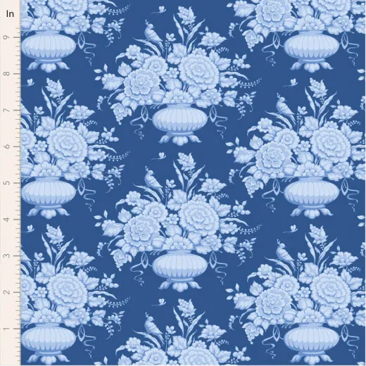 Tilda Baumwollstoff - Something Blue - Afina Denim