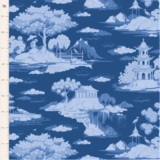Tilda Baumwollstoff - Something Blue - Cottonview Night Tilda Baumwollstoff - Something Blue - Cottonview Night