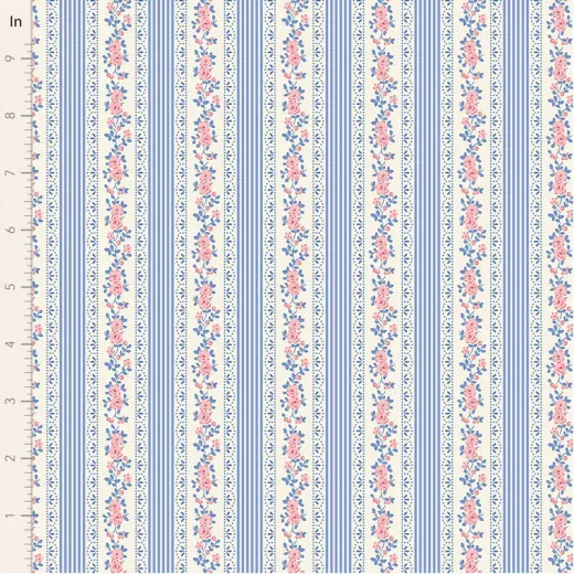 Tilda Baumwollstoff - Something Blue - Claramay Blue