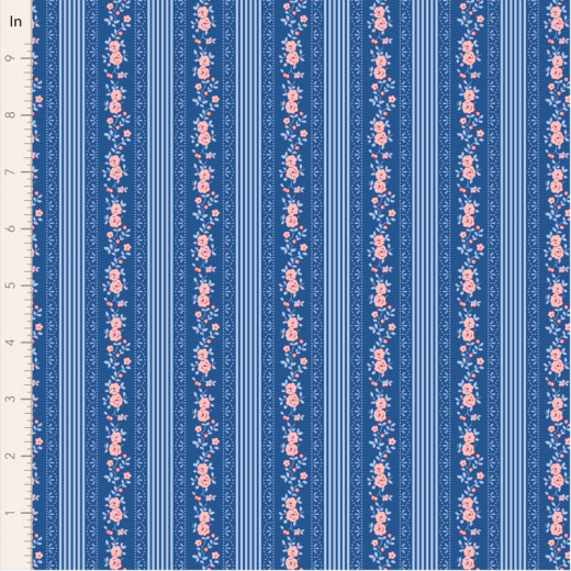 Tilda Baumwollstoff - Something Blue - Claramay Denim