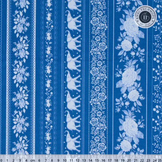 Tilda Baumwollstoff - Something Blue - Borders Night