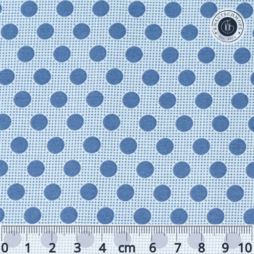 Tilda Baumwollstoff - Basic Dots, Denim Blue