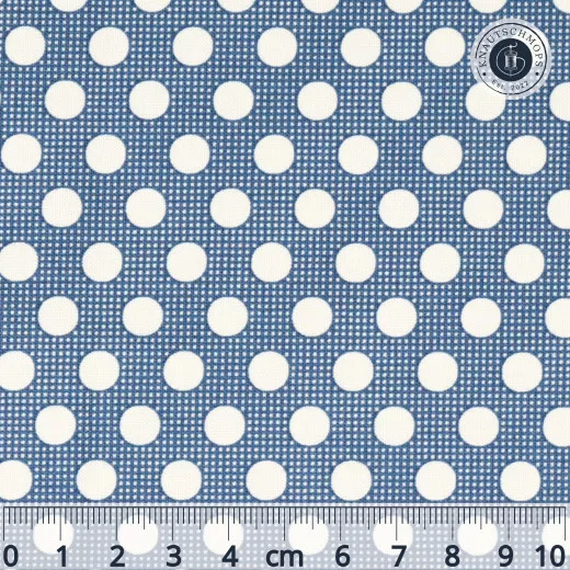 Tilda Baumwollstoff - Basic Dots, Night Blue