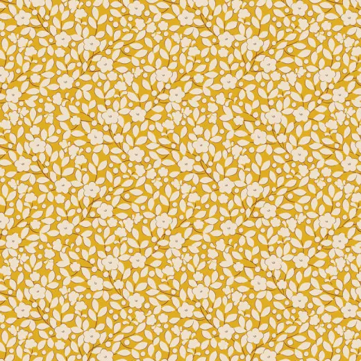 Tilda Baumwollstoff - Creating Memories - Avery Yellow (Fat Quarter)