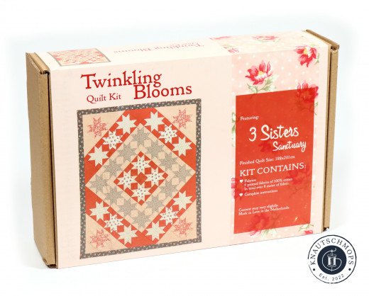 Twinkling Blooms (3 Sisters Sanctuary) Quilt Kit