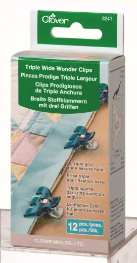 Clover Triple Wide Wonder Clips (12 Stück)