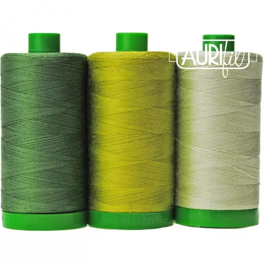 Aurifil 40wt Cotton Color Builder - Sea Turtle