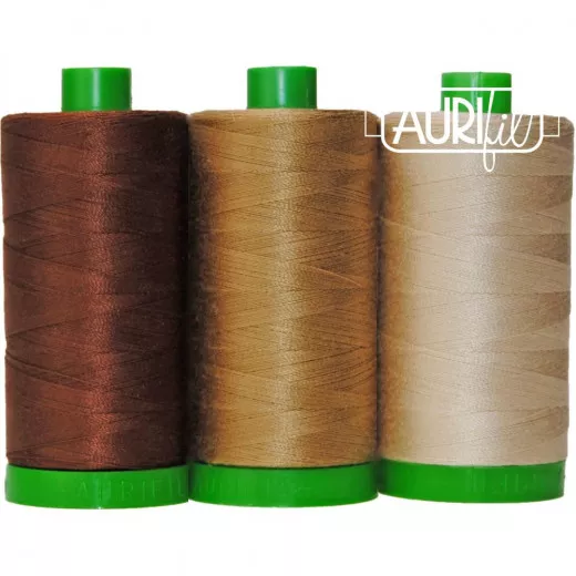 Aurifil 40wt Cotton Color Builder - Pangolin