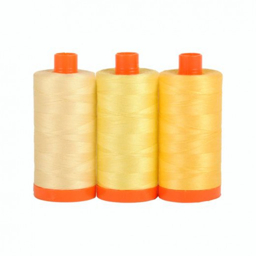 Aurifil 50wt Cotton Color Builder - Sicily Yellow