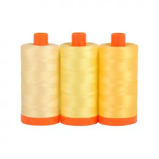 Aurifil 50wt Cotton Color Builder - Sicily Yellow