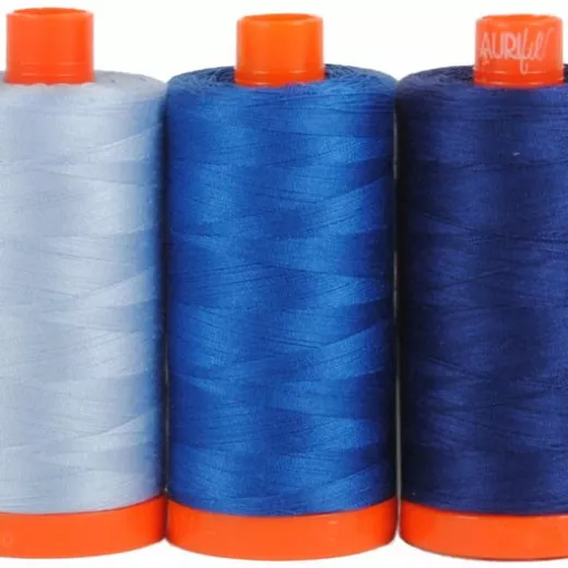 Aurifil 50wt Cotton Color Builder - Como Blue