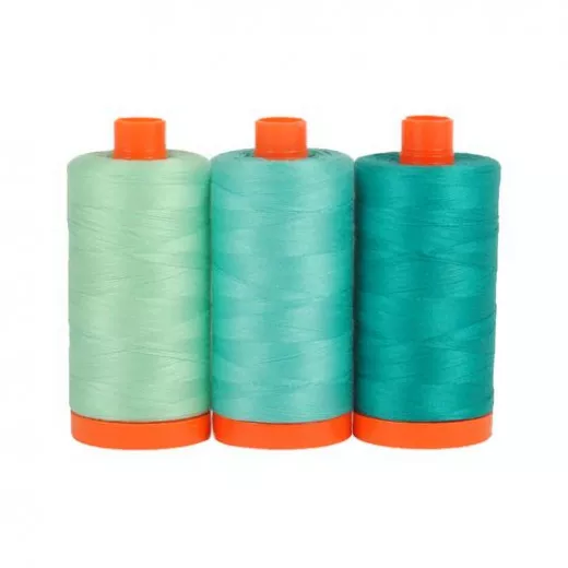 Aurifil 50wt Cotton Color Builder - Capri Teal