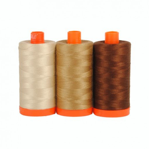 Aurifil 50wt Cotton Color Builder - Florence Brown