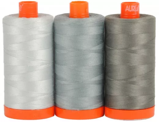 Aurifil 50wt Cotton Color Builder - Milan Grey