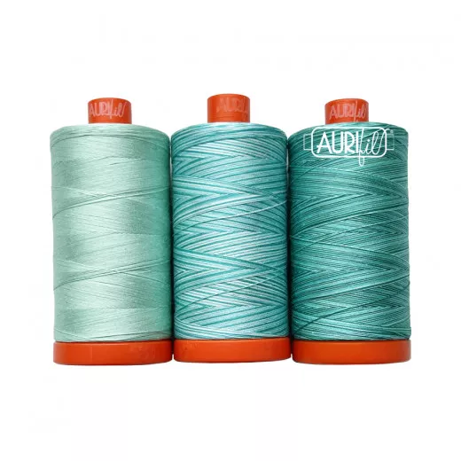 Aurifil 50wt Cotton Color Builder - Jade Vine