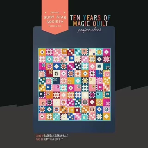 Schnittmuster Ruby Star Society - Ten Years of Magic Quilt Pattern