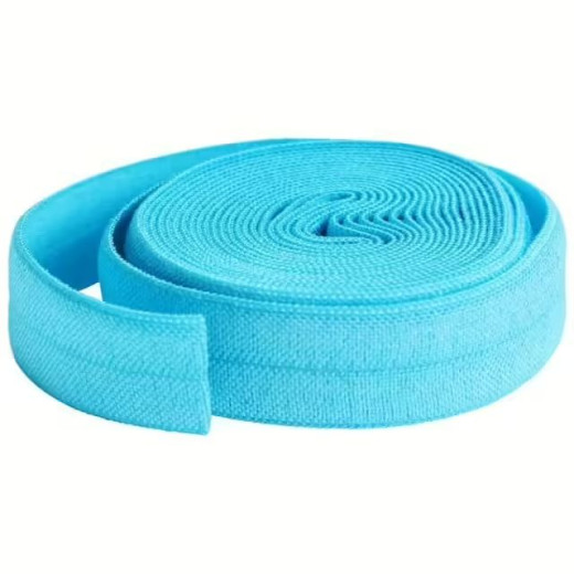 ByAnnie's Fold Over Elastic - Parrot Blue