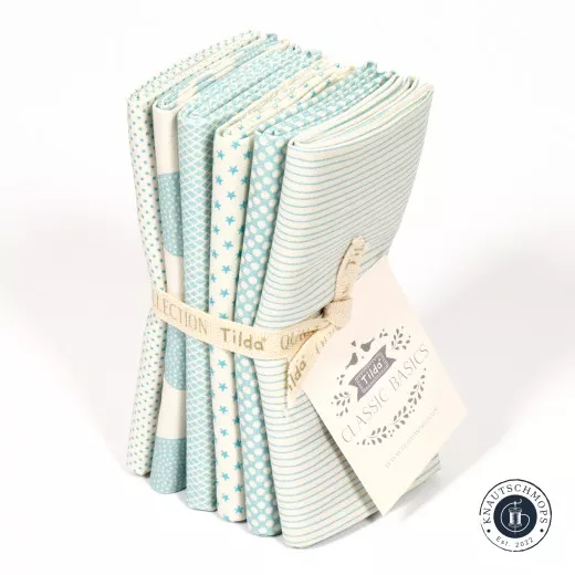 Tilda Fat Quarter Bundle - Classic Basic Collection Light Blue