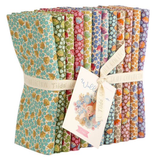 Tilda Fat Quarter Bundle - Wallflower - Blender - Bellflower