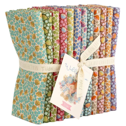 Tilda Fat Quarter Bundle - Wallflower - Blender - Bellflower