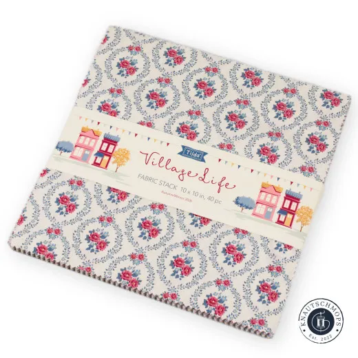 Tilda Fabric Layer Cake - Village Life Tilda Fabric Layer Cake - Village Life