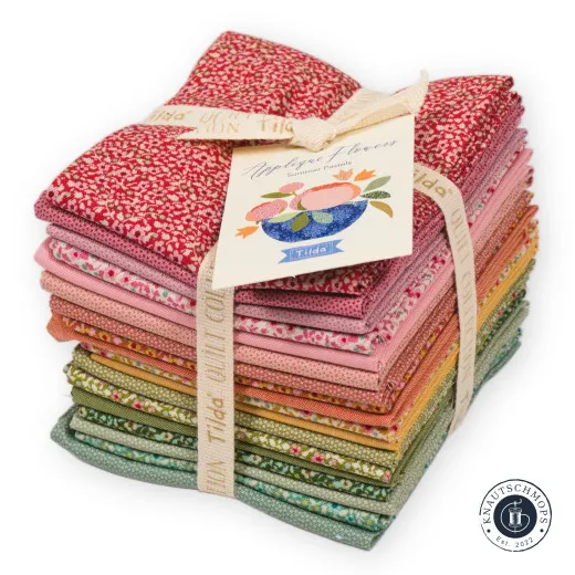 Tilda Fat Eight Bundle - Applique Flowers Tilda Fat Eight Bundle - Applique Flowers