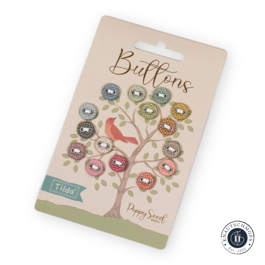 Tilda Knöpfe - Poppy Seed Basics