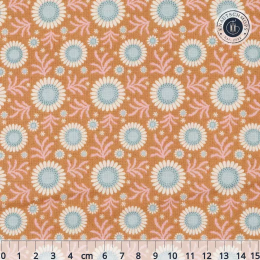 Tilda Baumwollstoff - Spring Diaries Sunflower, gelb (45cm-Rest)