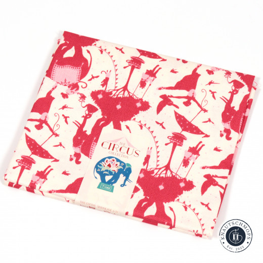 Tilda Fat Quarter - Circus Life, rot