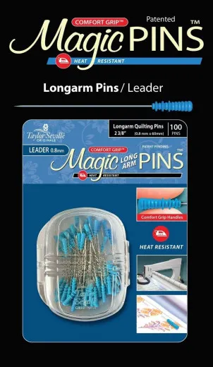 Taylor Seville Magic Pins - Longarm Pins / Leader (100 Stück) Taylor Seville Magic Pins - Longarm Pins / Leader (100 Stück)
