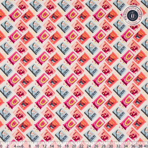 Cotton&Steel Fabrics - Mini Market - Cereously Fun - Midnight Snack