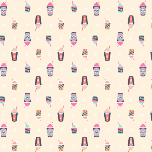 Cotton&Steel Fabrics - Mini Market - Brain Freeze - Summer Daze