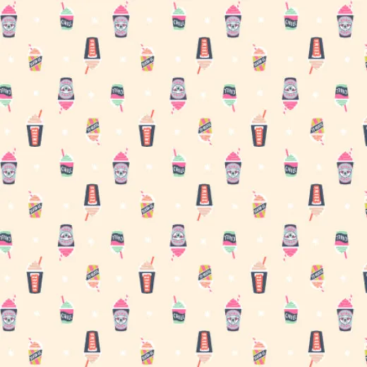 Cotton&Steel Fabrics - Mini Market - Brain Freeze - Summer Daze