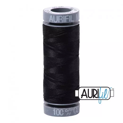 Aurifil 28wt Baumwollgarn - Black