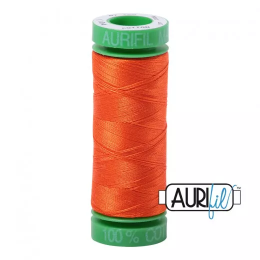 Aurifil 40wt Baumwollgarn - Neon Orange