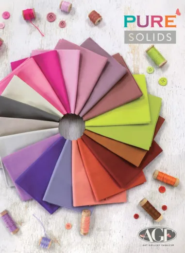 Art Gallery Fabrics - PURE Solids Farbkarte 2026 Art Gallery Fabrics - PURE Solids Farbkarte 2026