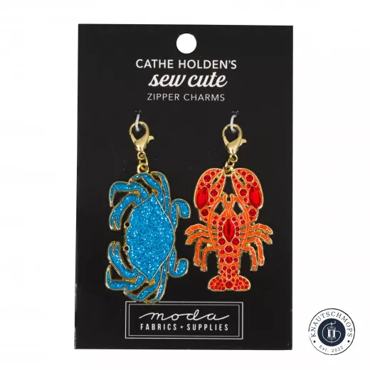 Reißverschluss-Anhänger (Zipper Charms) - Cathe Holden - Crab Lobster