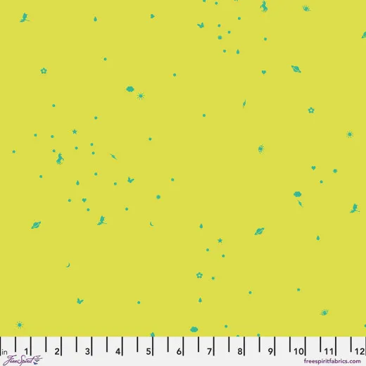 Tula Pink Baumwoll Designerstoff (Cotton Lawn) - Legendary - Charmed - Apple Tula Pink Baumwoll Designerstoff (Cotton Lawn) - Legendary - Charmed - Apple