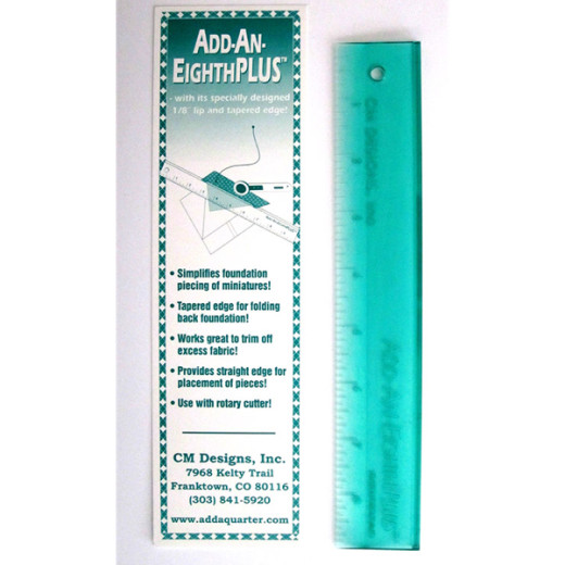CM Designs Add-An-Eighth Plus Ruler (9 inch)