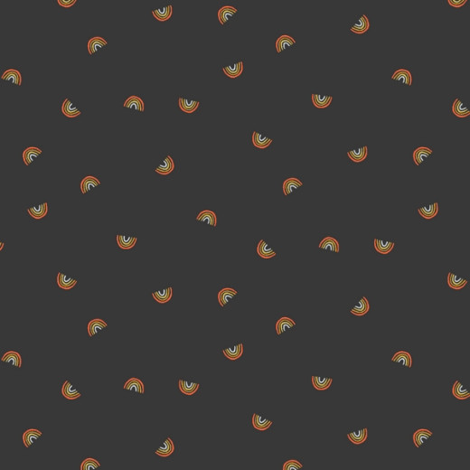 Cotton & Steel - Basics - Always Look For Rainbows - Total Eclipse Fabric