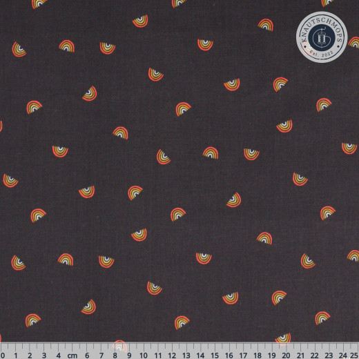 Cotton & Steel - Basics - Always Look For Rainbows - Total Eclipse Fabric