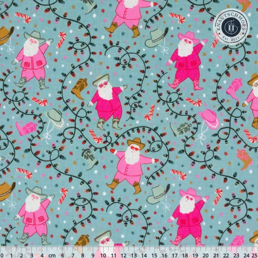 Cotton&Steel Fabrics - Yee-Haw Holidays - Twinkle Tangle - Dancing In A Winter Wonderland Cotton&Steel Fabrics - Yee-Haw Holidays - Twinkle Tangle - Dancing In A Winter Wonderland
