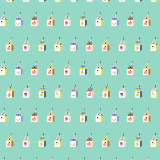 Cotton&Steel Fabrics - A Sunshine Story - Sunshine Smoothies - Teal Blast